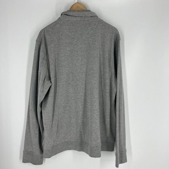 Ted Baker London Sweater Size 6 XXL Mens Berdnor Gray Shawl Collar Cardigan Knit - Picture 4 of 7